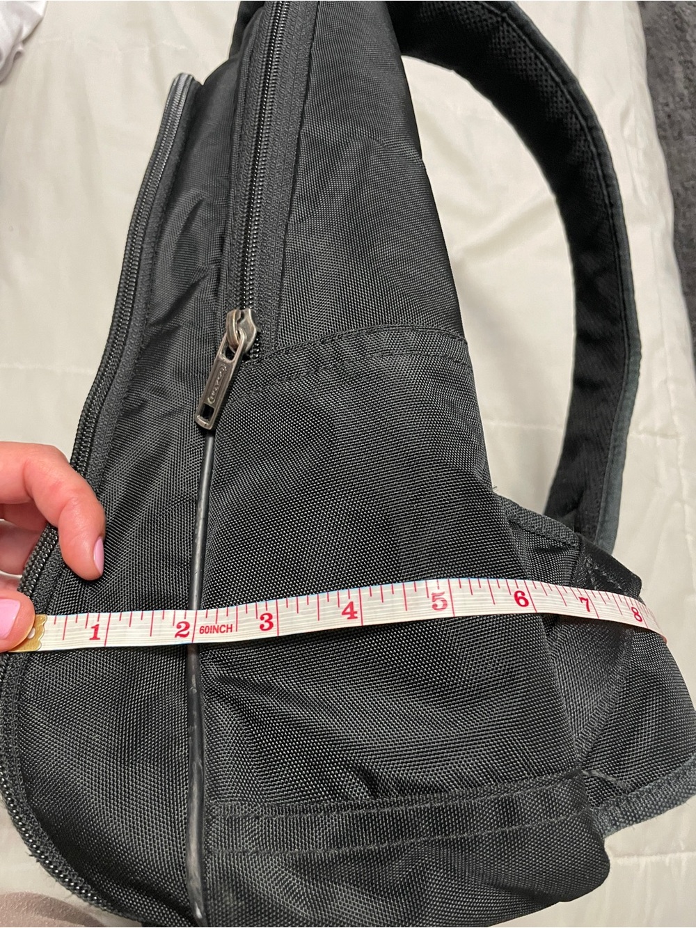 Coach Y2K Black Nylon Backpack with Silver Hardware unisex - Picture 12 of 13